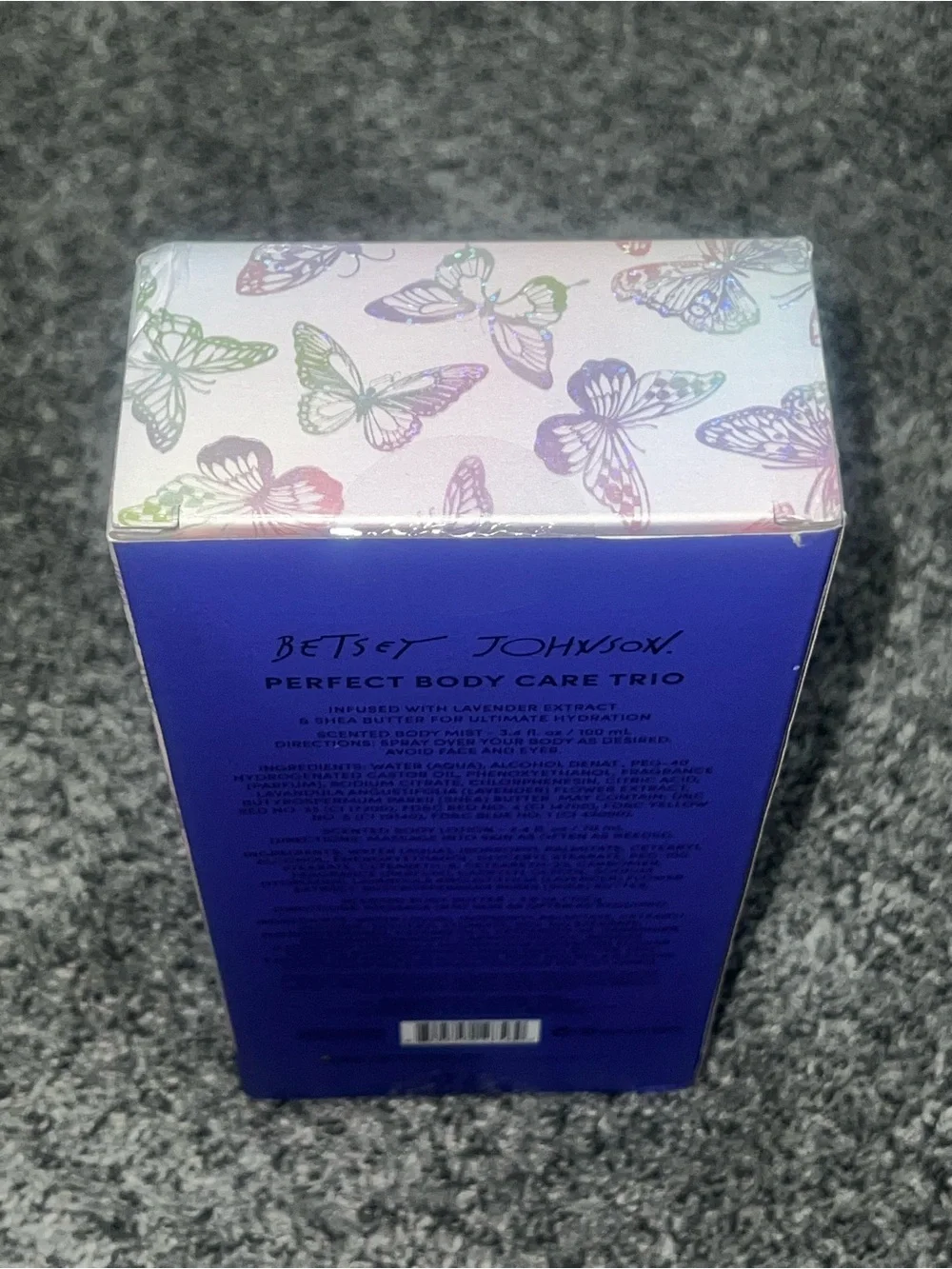 ✨ NIB Betsey Johnson Lavender & Vanilla Perfect Body Care Trio ✨